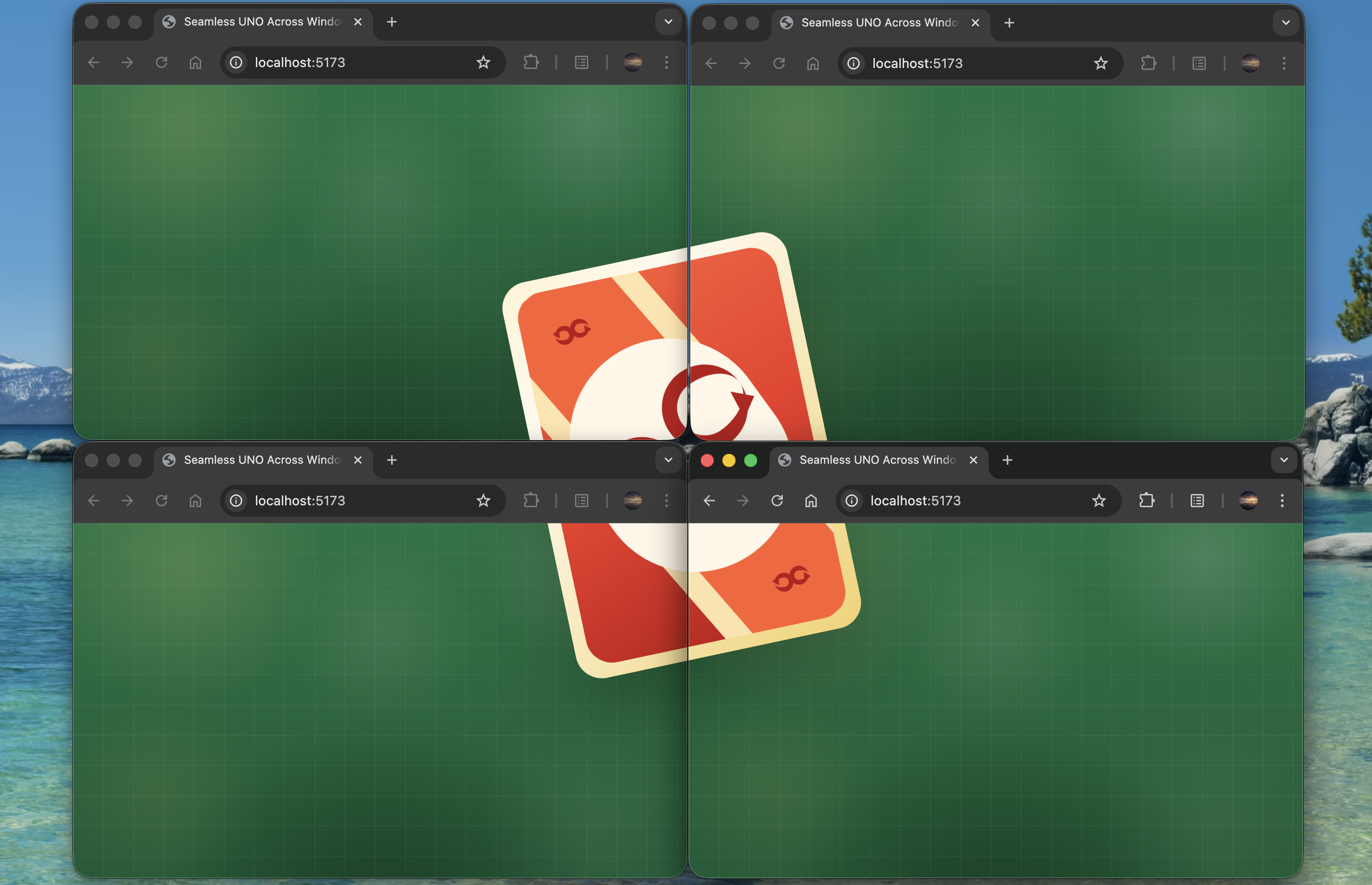 Seamlessly Moving an UNO Card Across Multiple Tabs